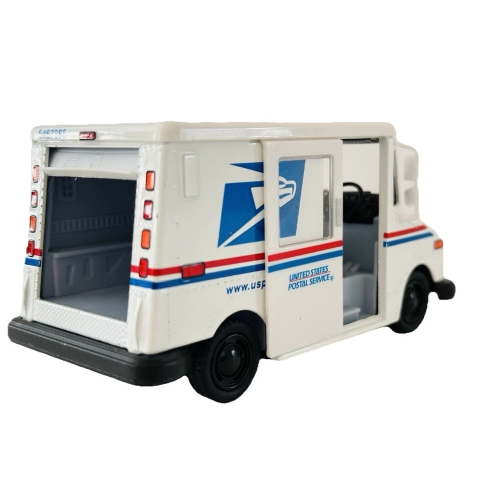 Kinsfun USPS LLV United States Postal Service Delivery Toy Truck 1:36 Pull Back - Picture 3 of 6